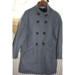 Manteau etam laine et polyester xl gris Manteau etam laine et polyester xl gris