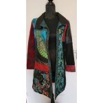 Magnifique manteau fantaisie plein de broderies desigual t40