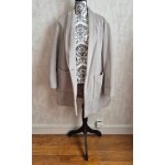 Manteau femme camaïeu gris motif chevron taille 44 xxl Manteau femme camaïeu gris motif chevron taille 44 xxl