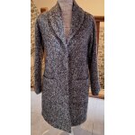 Manteau gris chin naf naf avec 40 % de laine
