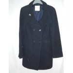 Manteau laine bleu classique tbe 36
