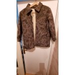 Manteau laine molletonnee femme