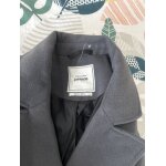 Manteau long femme de couleur grise et de marque pimki