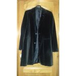 Manteau long noir homme