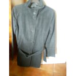 Manteau naf naf 38 gris noir.