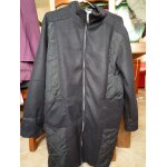 Manteau noir la blanche porte