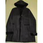 Manteau noir avec capuche taille 54 / 56