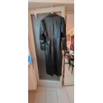 Manteau noir ( skai ) long Manteau noir ( skai ) long