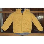 Manteau marque okaidi fille couleur moutarde r�versible taille 6 ans