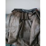 Manteau trois car cuir