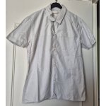 Marc jacobs chemise homme manches courtes gris clair made in italy coupe droite taille s / m