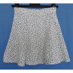 Mini jupe blanche a fleurs bleues etam taille 36