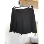 Mini jupe pliss�e noir cama�eu 38