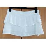 Mini jupe short blanc a volant. jennyfer. viscose. taille 40