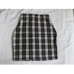Mini - jupe stretch noire et blanche taille 38
