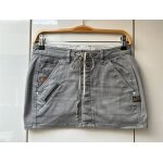 Minijupe grise g - star raw denim - taille 26 Minijupe grise g - star raw denim - taille 26