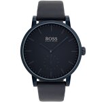 Montre boss essence en cuir bleu Montre boss essence en cuir bleu