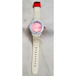 Montre bracelet mixte ice watch silicone blanc - red - pile � changer