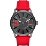 Montre diesel en silicone rouge