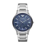 Montre emporio armani automatique  trois aiguilles en acier inoxydable pour homme, ar60037