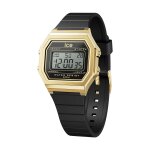 Montre femme ice watch ice digit retro black gold s