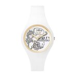 Montre femme ice - watch en silicone blanc etanche