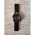 Montre guess femme noire et dor�e