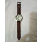 Montre homme spirit of saint louis water rsistant stainless steel bach bracelet cuir marron