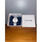 Montre lacoste cannes en cuir blanc taille unique