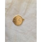 Montre or suisse en pendentif marque corum idal femme. signe du zodiac '' ; les poissons''