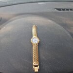 Montre seiko femme dore