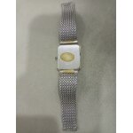 Montre seiko homme or base mtal st. steel back 7430