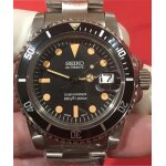 Montre marque seiko submariner vintage mouvement automatique seiko nh35 mod�le 1680 mk1 tritium diam�tre ...