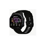 Montre semi circulaire, led, etanche pour filles. lumiere nocturne. noir / taille unique