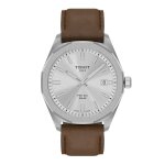 Montre tissot prc 100 solar cuir marron
