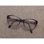 Monture / lunette de vue plastique bleu marine, marron, argent - tommy hilfiger