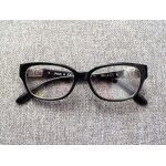 Monture / lunette de vue rectangle en plastique noir - paul & joe