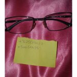 Monture rectangle paire de lunettes de vue