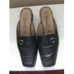 Mules cuir noires tamaris - taille 36