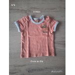 N�8 - tee - shirt courtes manches - grain de bl� - 6 mois