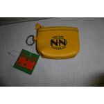 Naf naf porte monnaie bourse 100% p. v. c. jaune à fermeture éclair Naf naf porte monnaie bourse 100% p. v. c. jaune à fermeture éclair