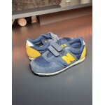 New balance chaussure bleu et jaune en daim basket 26 eu / 9 us garon et enfant