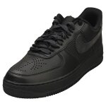 Nike air force 1 low sp pour hommes - baskets de cuir noir - 36 1 / 2