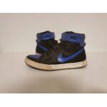 Nike baskets montantes femme high - top velcro noir bleu royal - ref 385225 - 003 - pointure 40 eu
