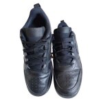 Nike court borough low 2 full black 39 baskets nike noires homme
