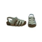 Nu pieds. sandales dor�s paillettes. g�mo. pointure 28