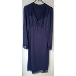 Nuisette longue bleu marine - l
