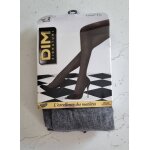Paire de collant dim signature gris chin en coton fin
