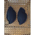 Paire de coussinets de soutien gorge noirs
