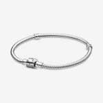 Pandora bracelet maille serpent fermoir barillet pandora moments